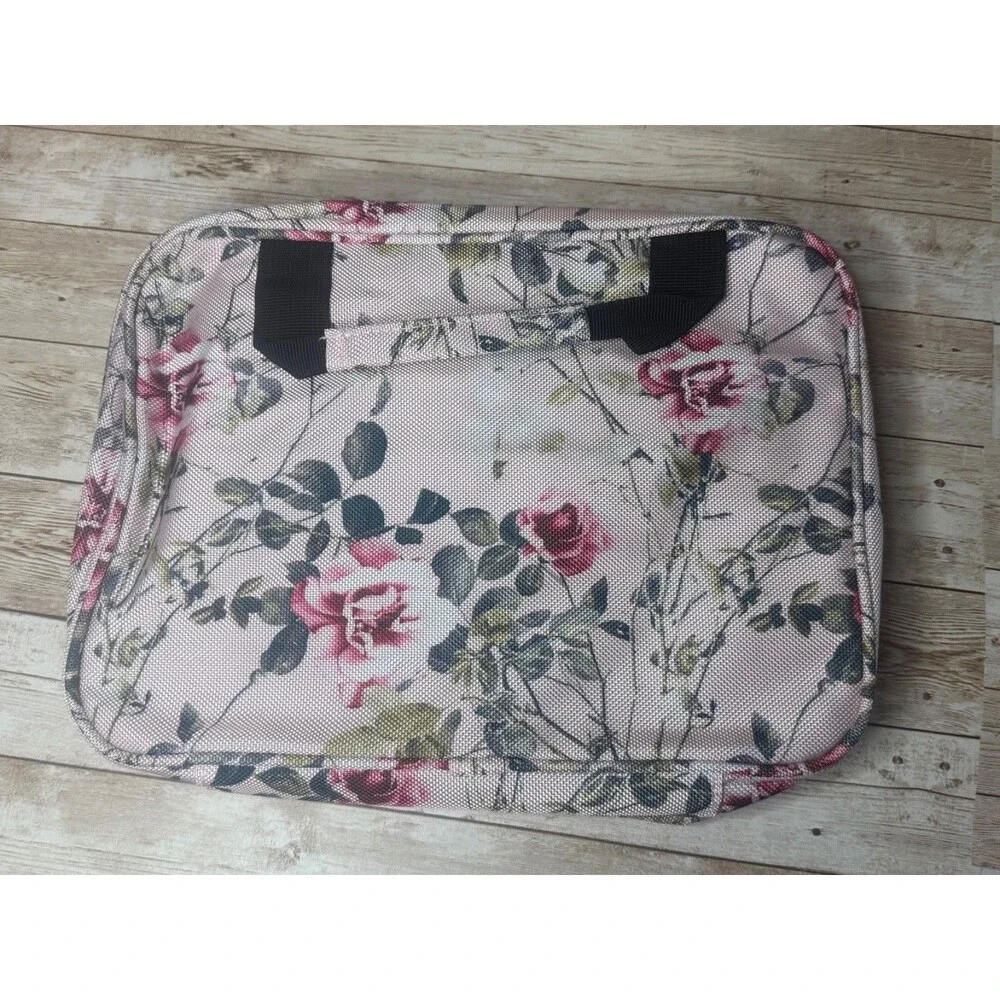 Bang & Carson Hanging Travel Toiletry Storage Bag Light Pink Floral   NWT